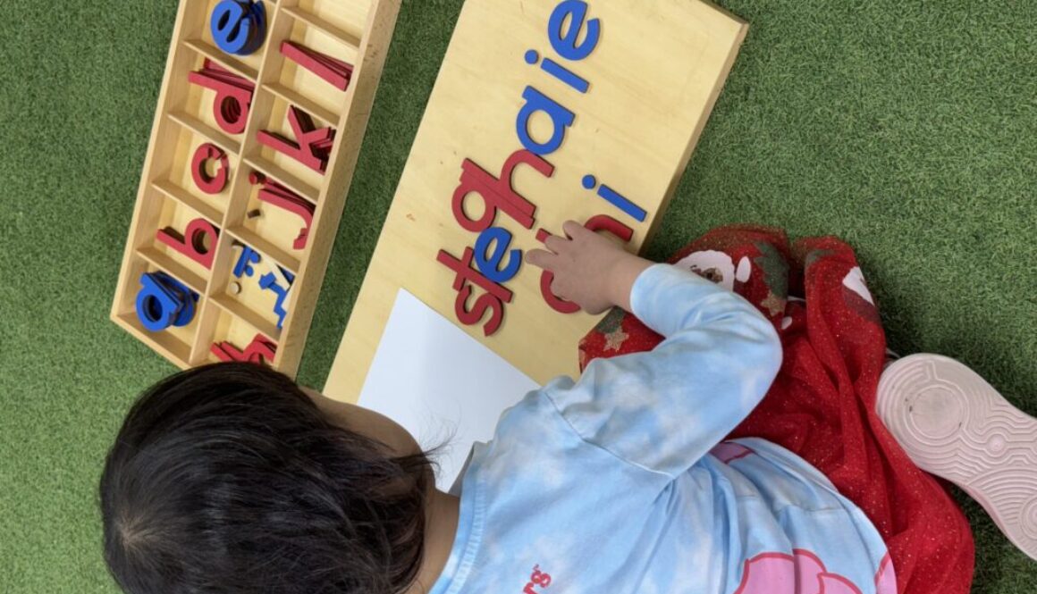 Preschool child building school readiness skills at our Maroubra centre